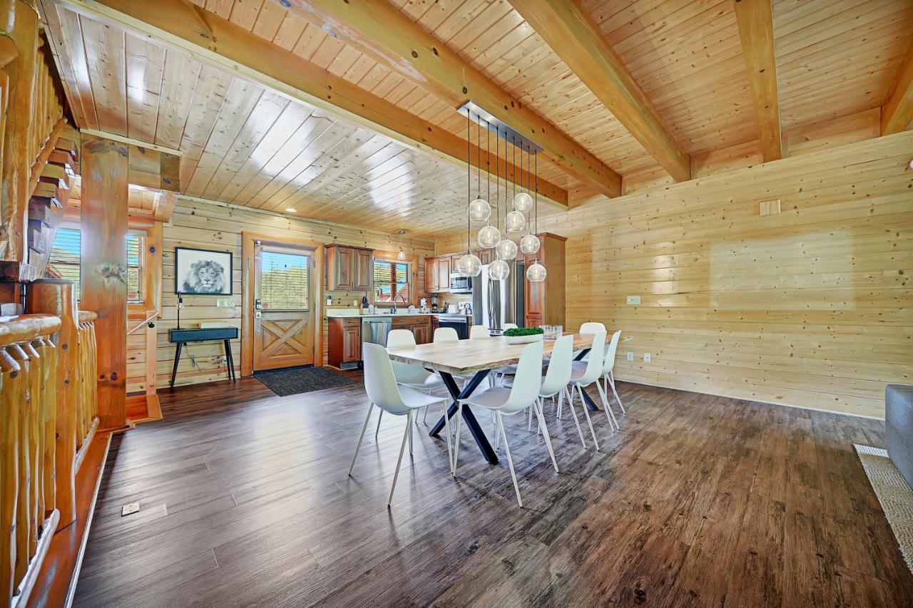 塞维尔维尔Gorgeous Large Mountain View Cabin W Hot Tub, Free Wifi, Games别墅 外观 照片