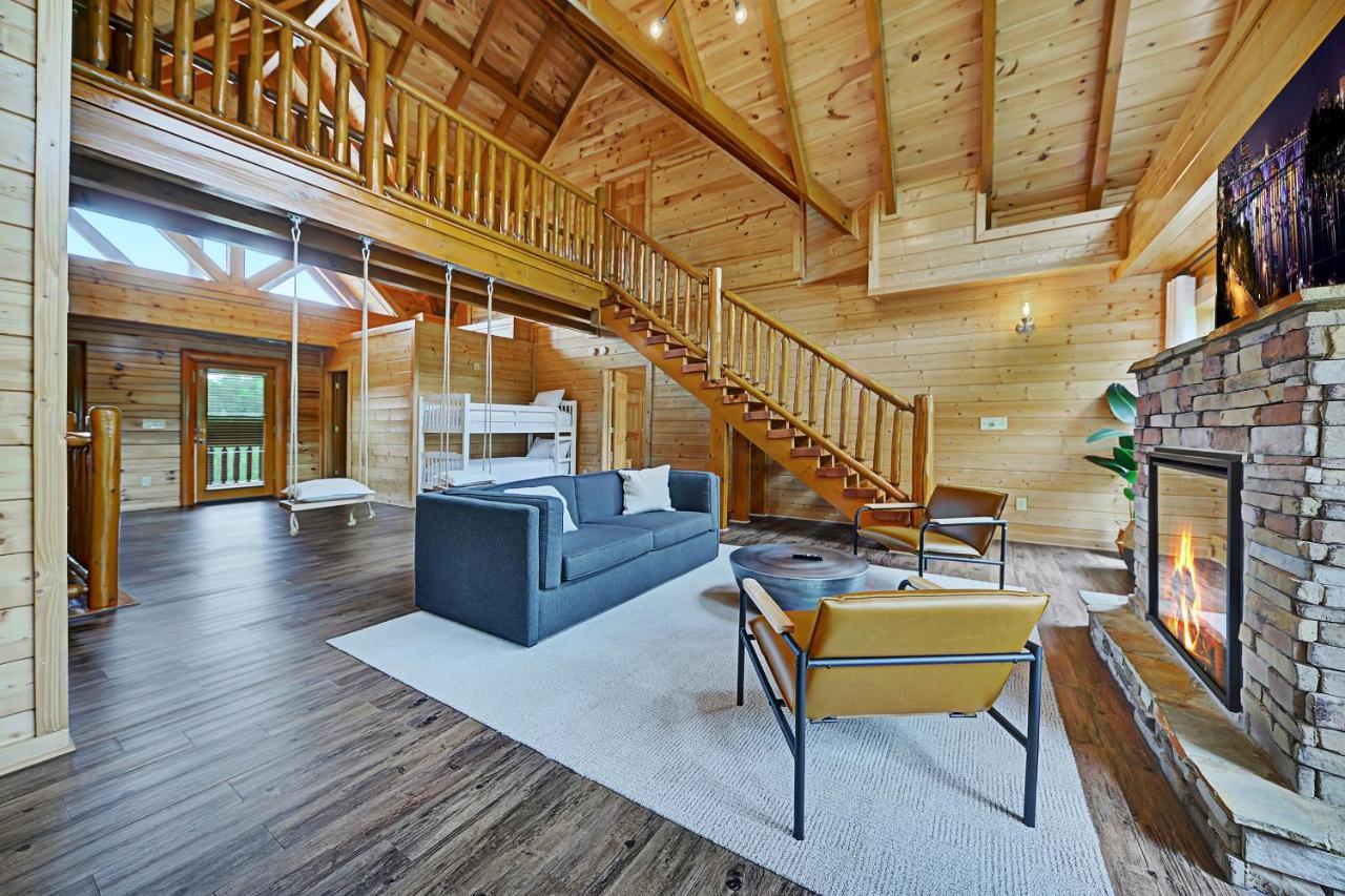 塞维尔维尔Gorgeous Large Mountain View Cabin W Hot Tub, Free Wifi, Games别墅 外观 照片
