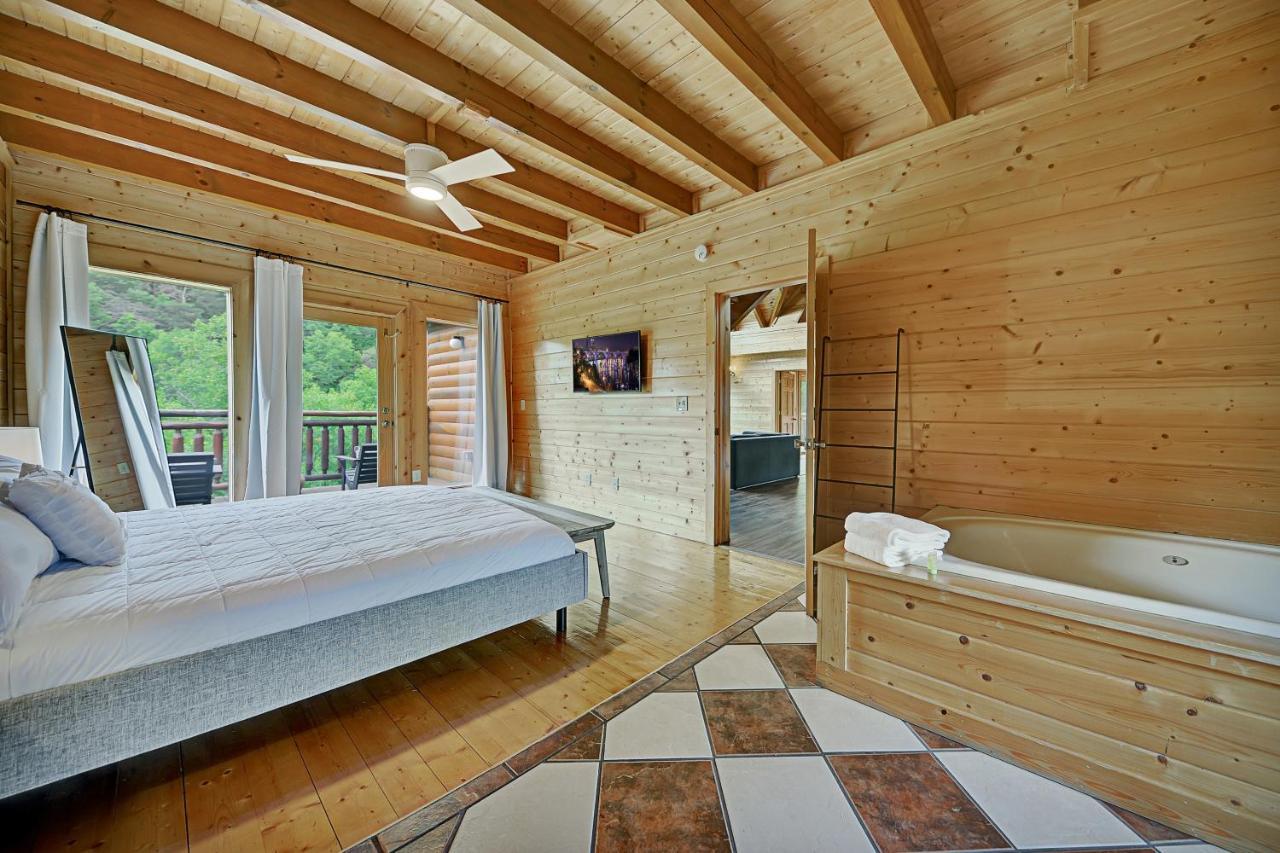 塞维尔维尔Gorgeous Large Mountain View Cabin W Hot Tub, Free Wifi, Games别墅 外观 照片
